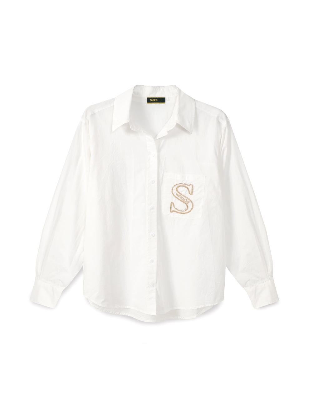 Embroidered Button-up Shirt