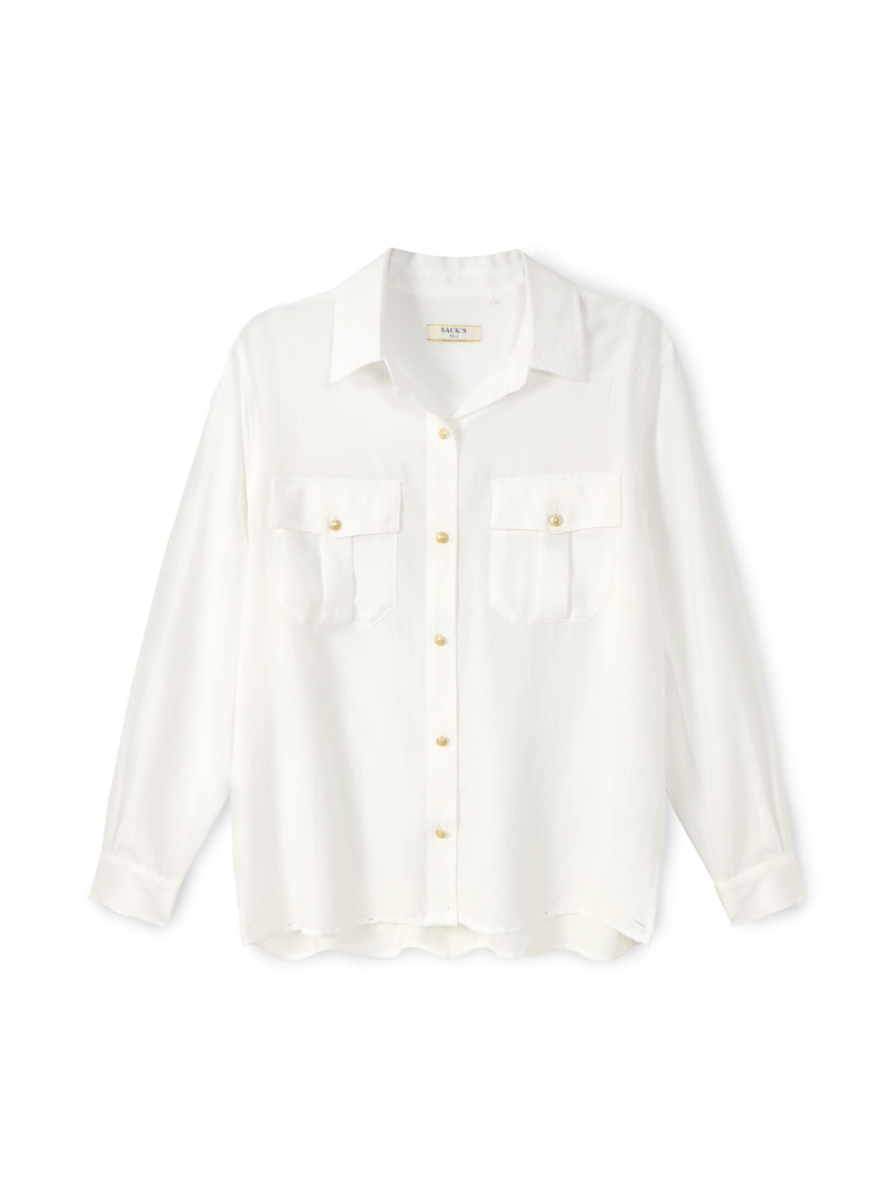 Men's Shirt with Gold Buttons