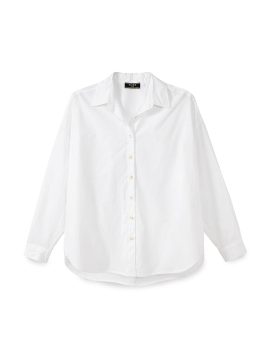 Oversized button-down shirt