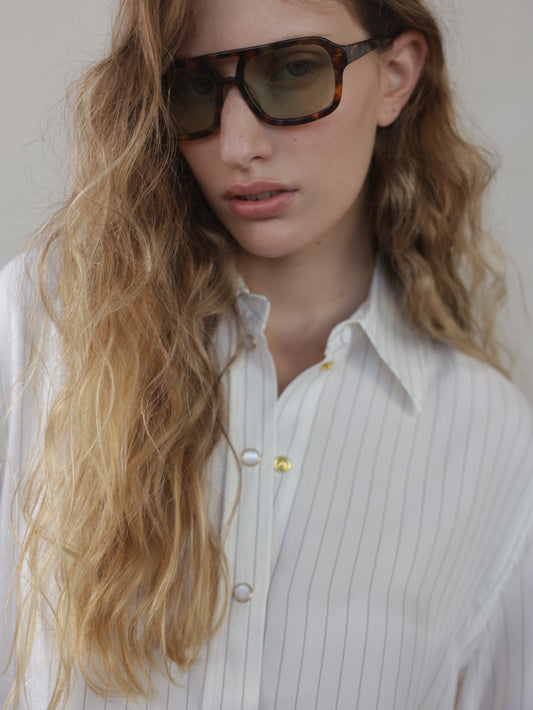 Oversized Striped Shirt