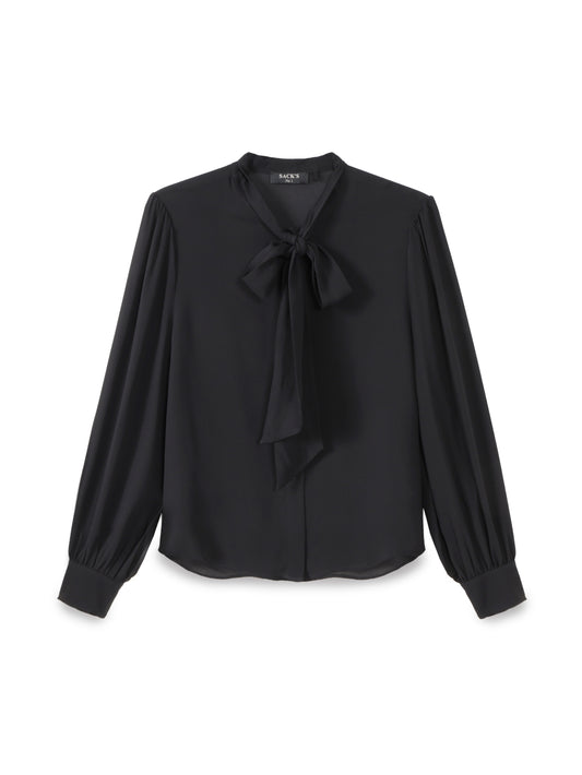 Tie-Front Button-Down Shirt