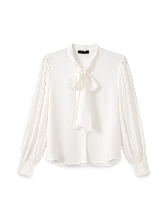 Tie-Front Button-Down Shirt