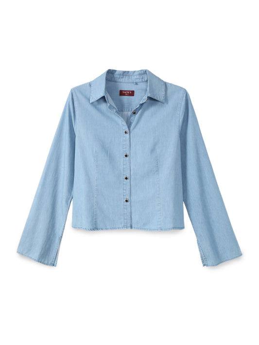 Denim Button-Down Shirt