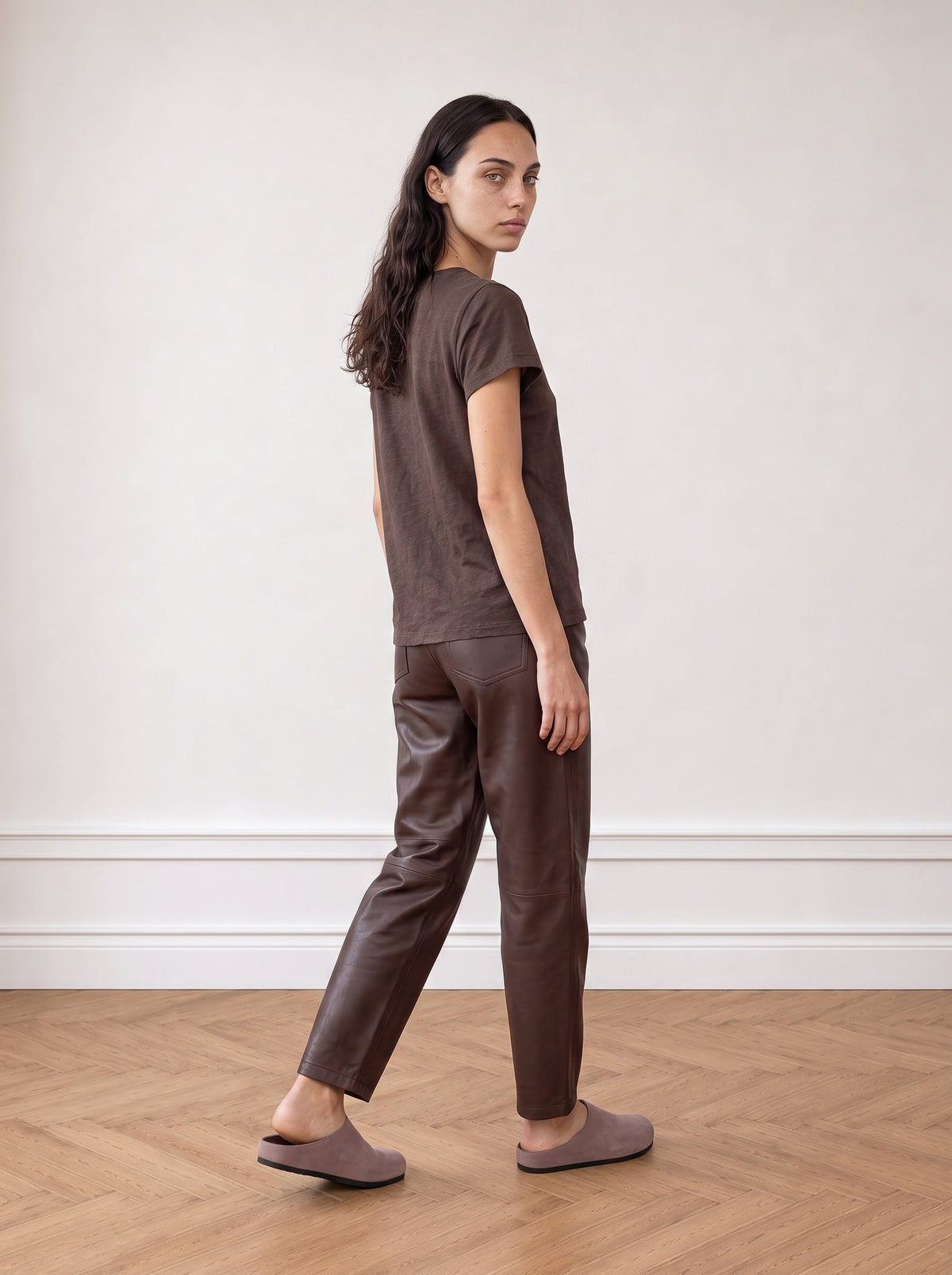 Barel leather trousers