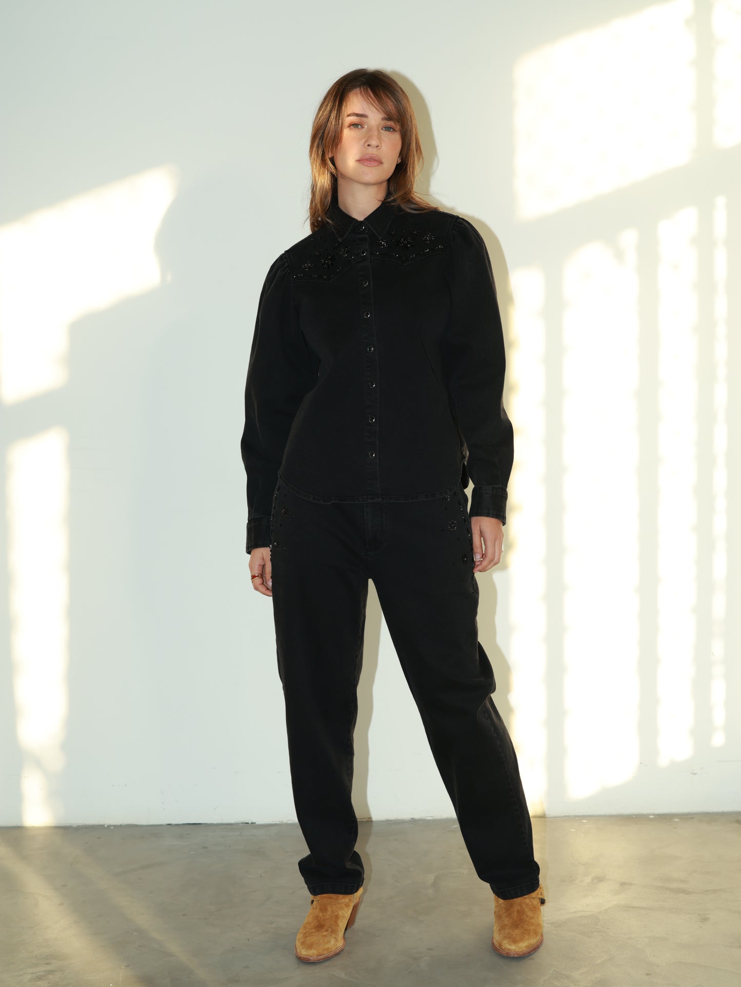 Zoe Beaded Chino