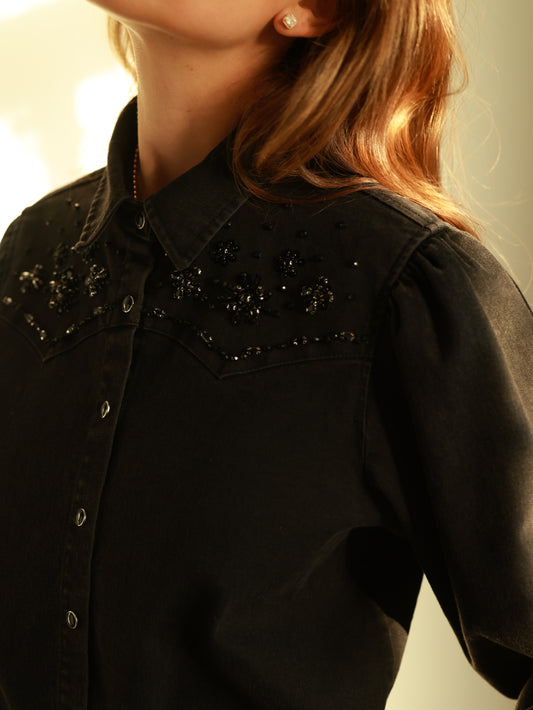 Sofia Beaded Shirt