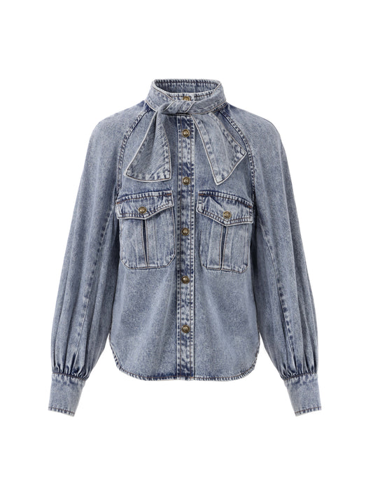 Isla Tie-Neck Shirt