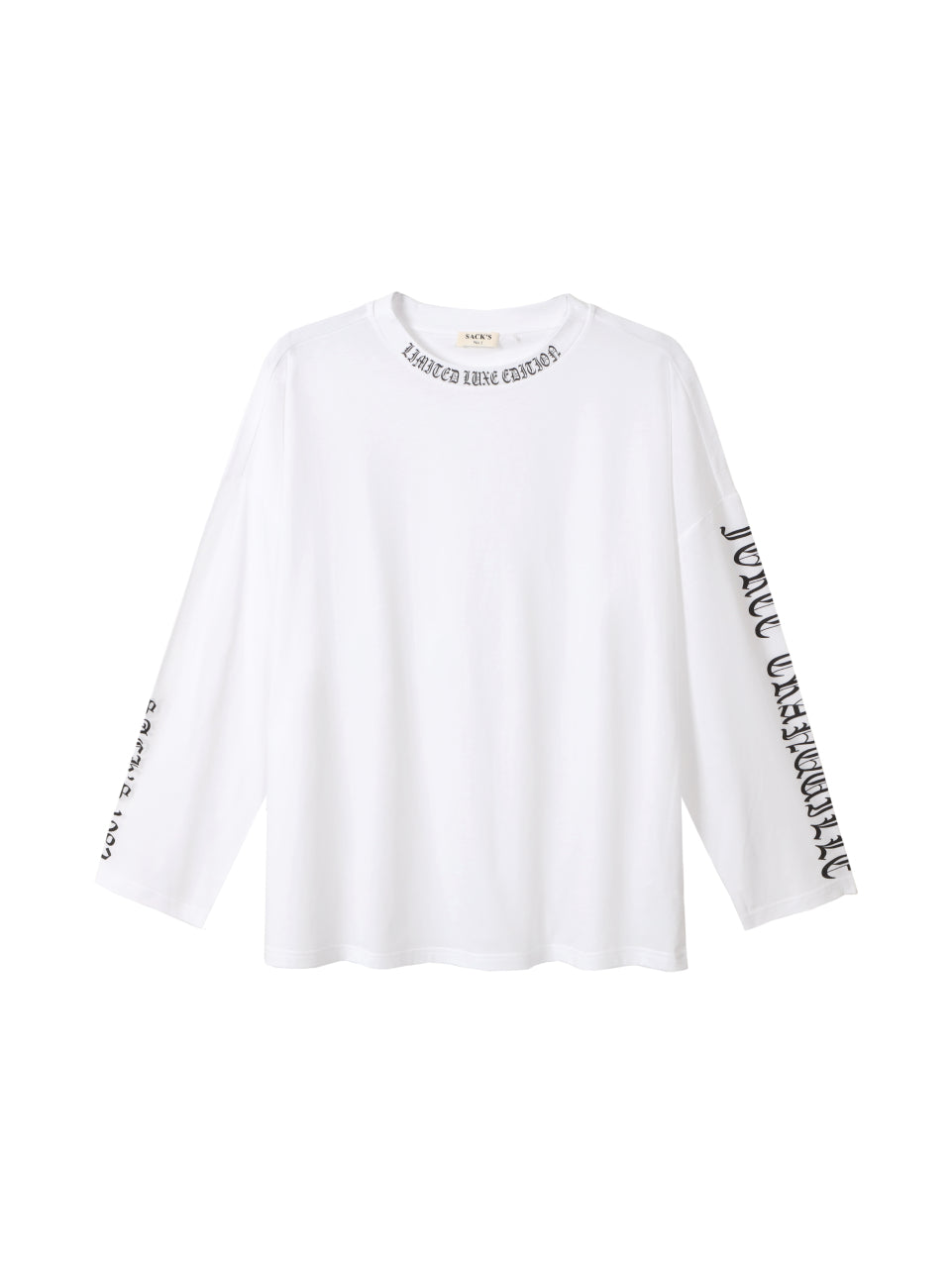 Long Sleeve Shoulder Printed Top