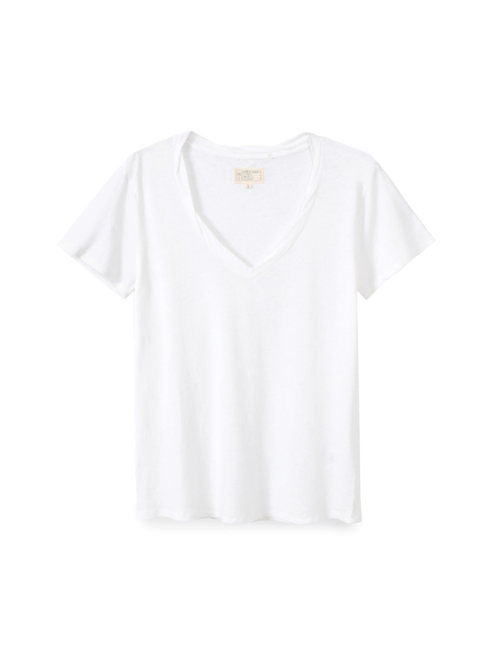 V-shirt cotton linen