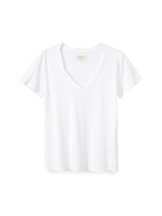 V-shirt cotton linen