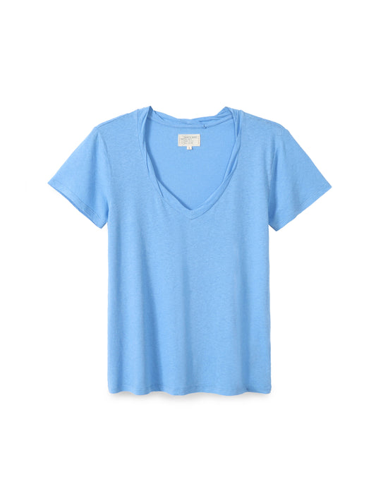 V-shirt cotton linen