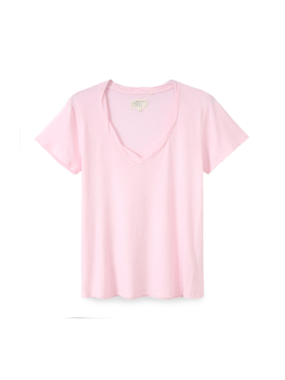 V-shirt cotton linen