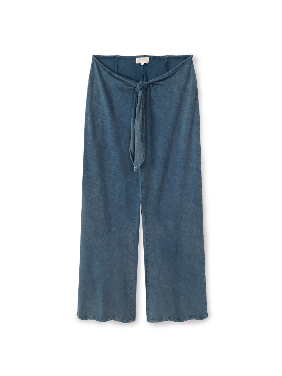 Tie Front Flare Leg Pant