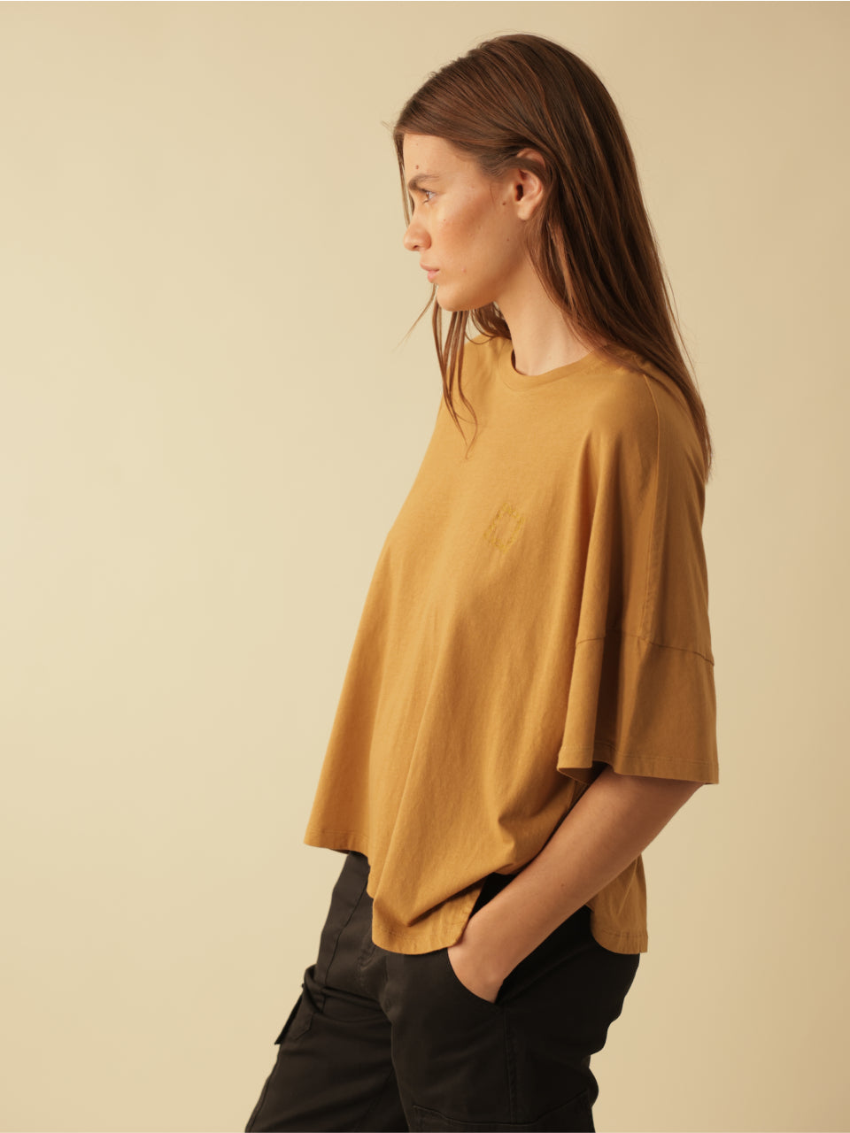 Short Sleeve Cropped Tee