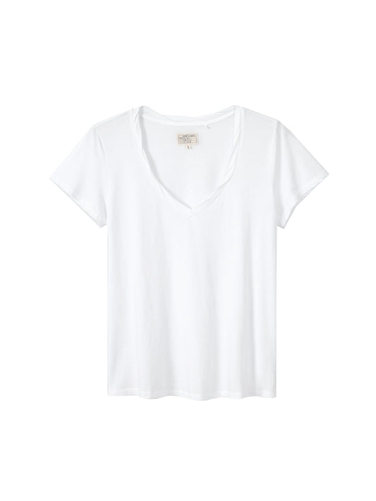 V-neck Shirt Turned sleeve