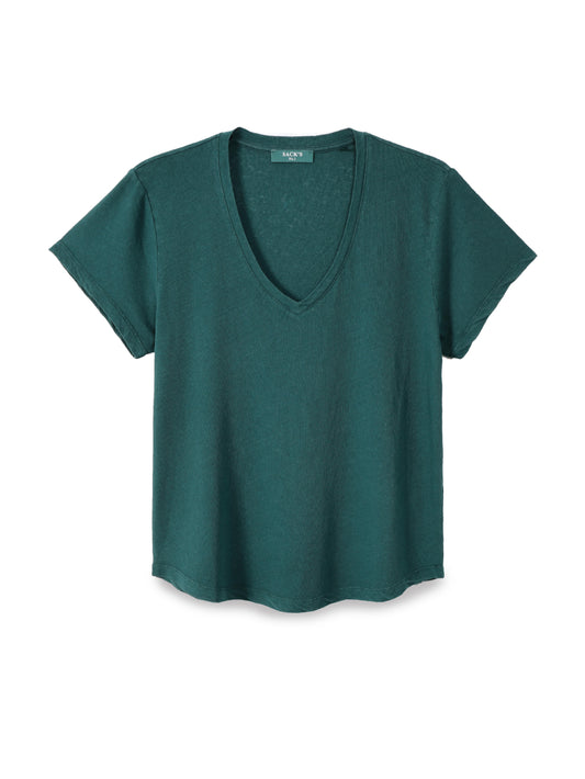 Cotton Linen V-Neck Shirt