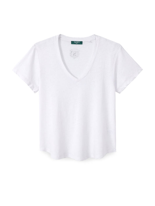 Cotton Linen V-Neck Shirt