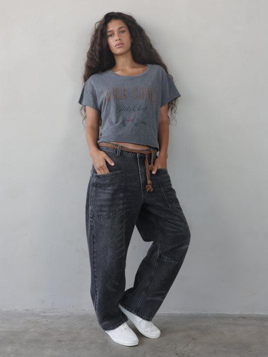 Printed T-Shirt with tassels