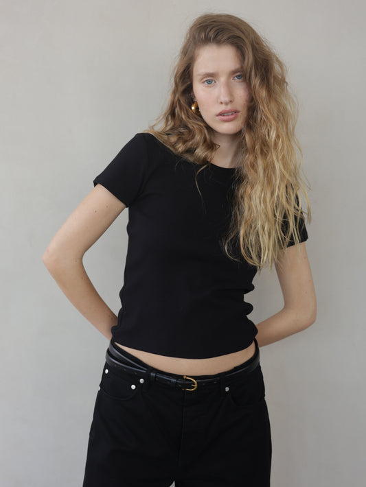Rib Crew T-shirt