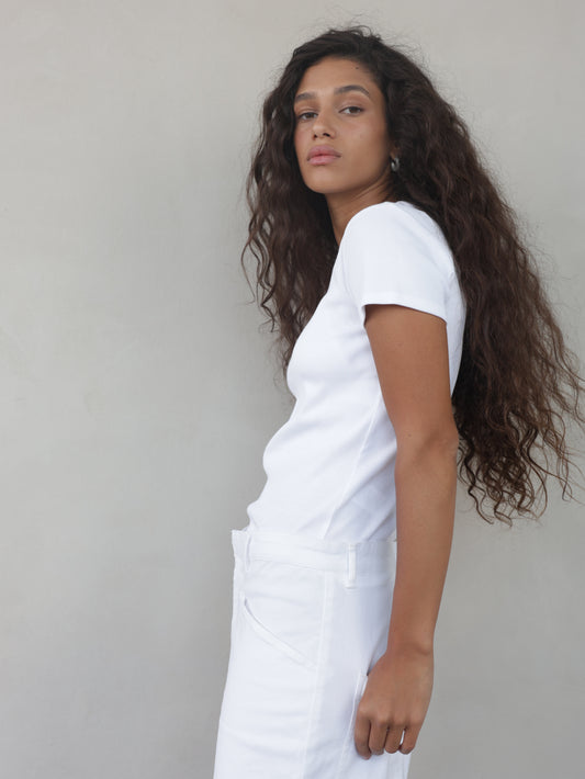 Rib Crew T-shirt