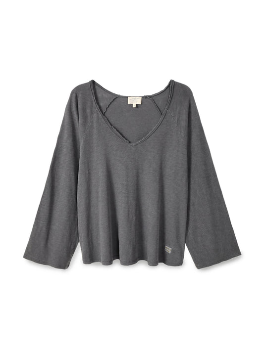 Bell sleeve V-neck Top