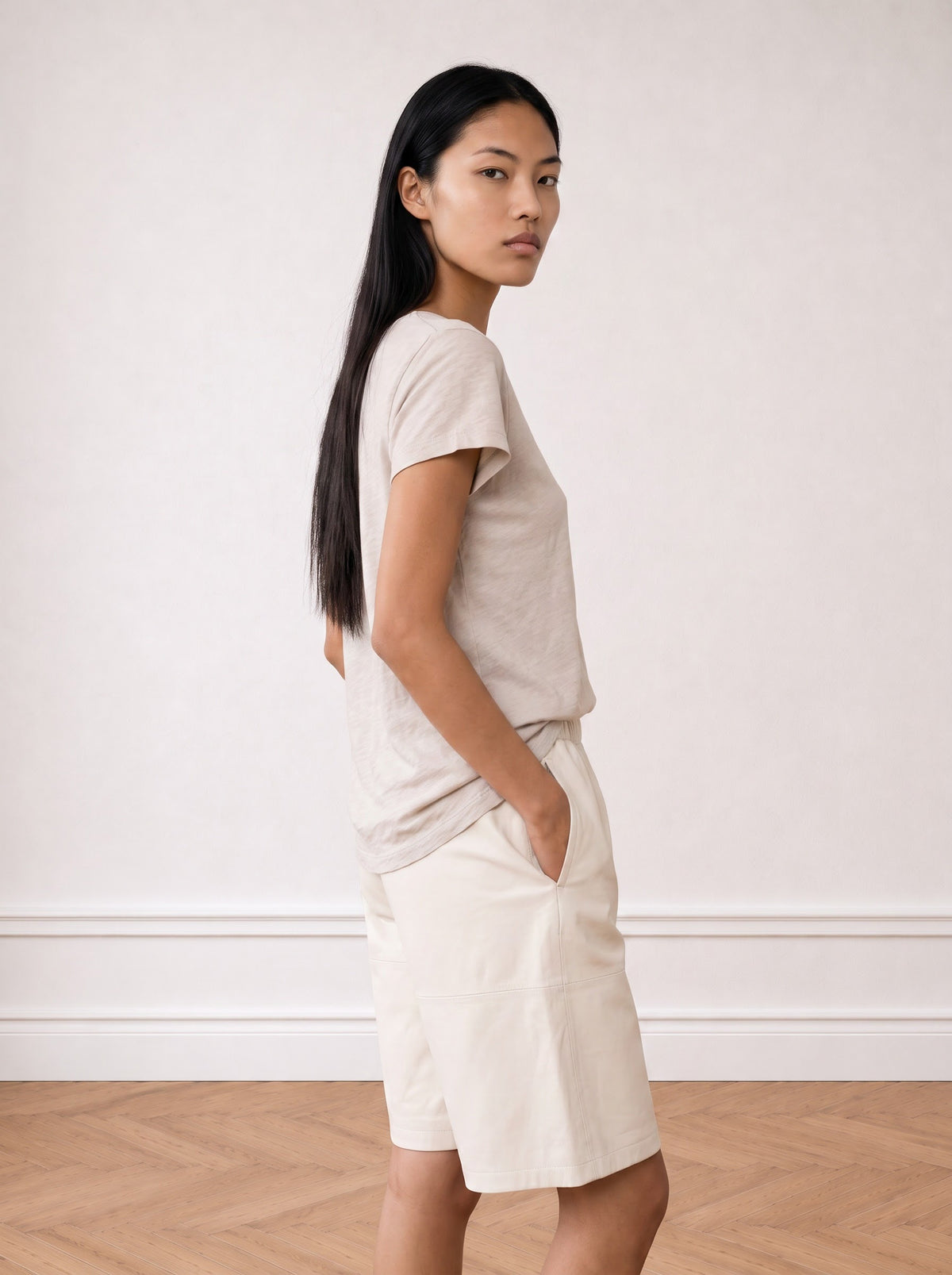 Nikki Slub Cotton T-Shirt