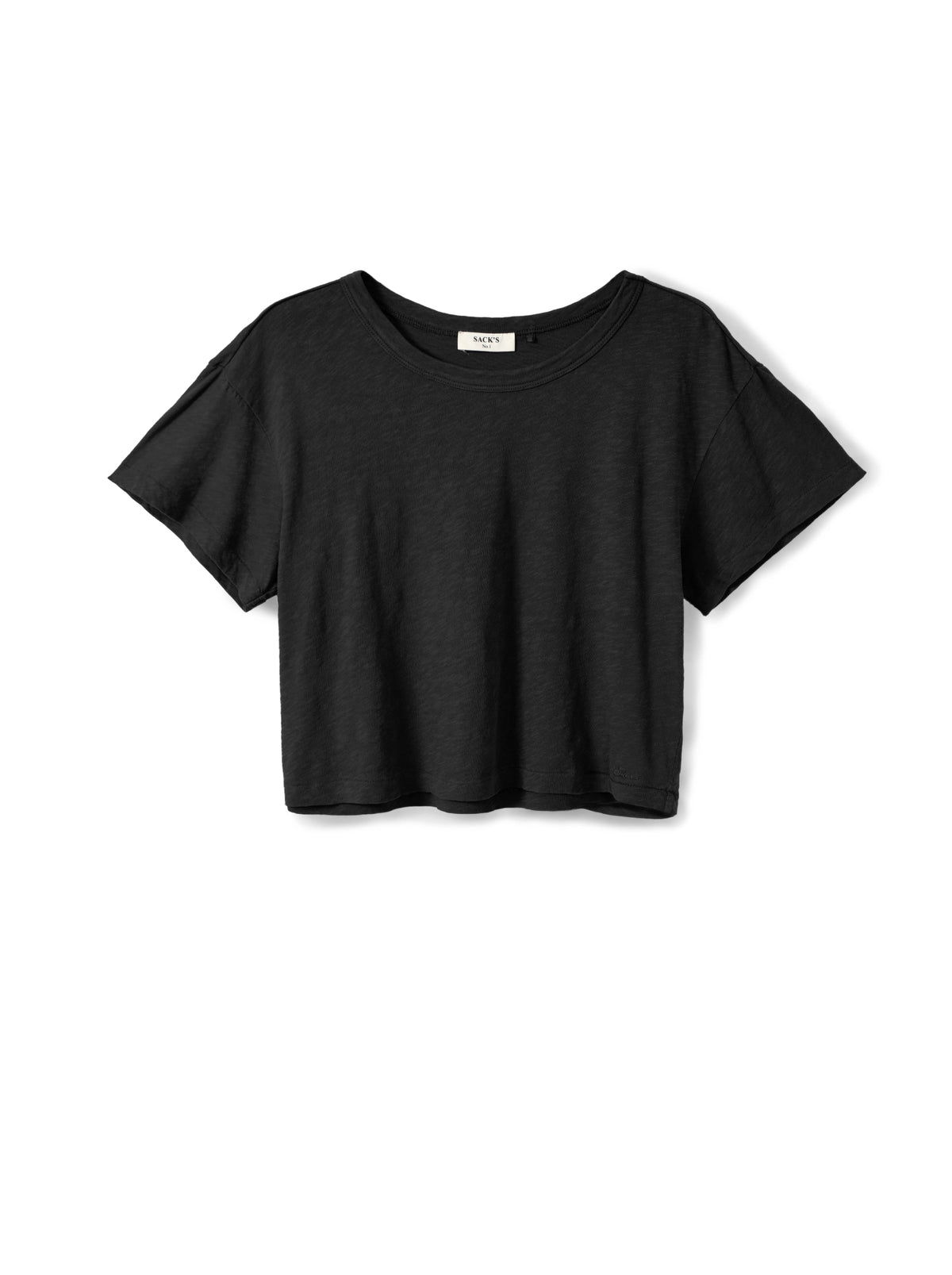 Slub cotton crop top