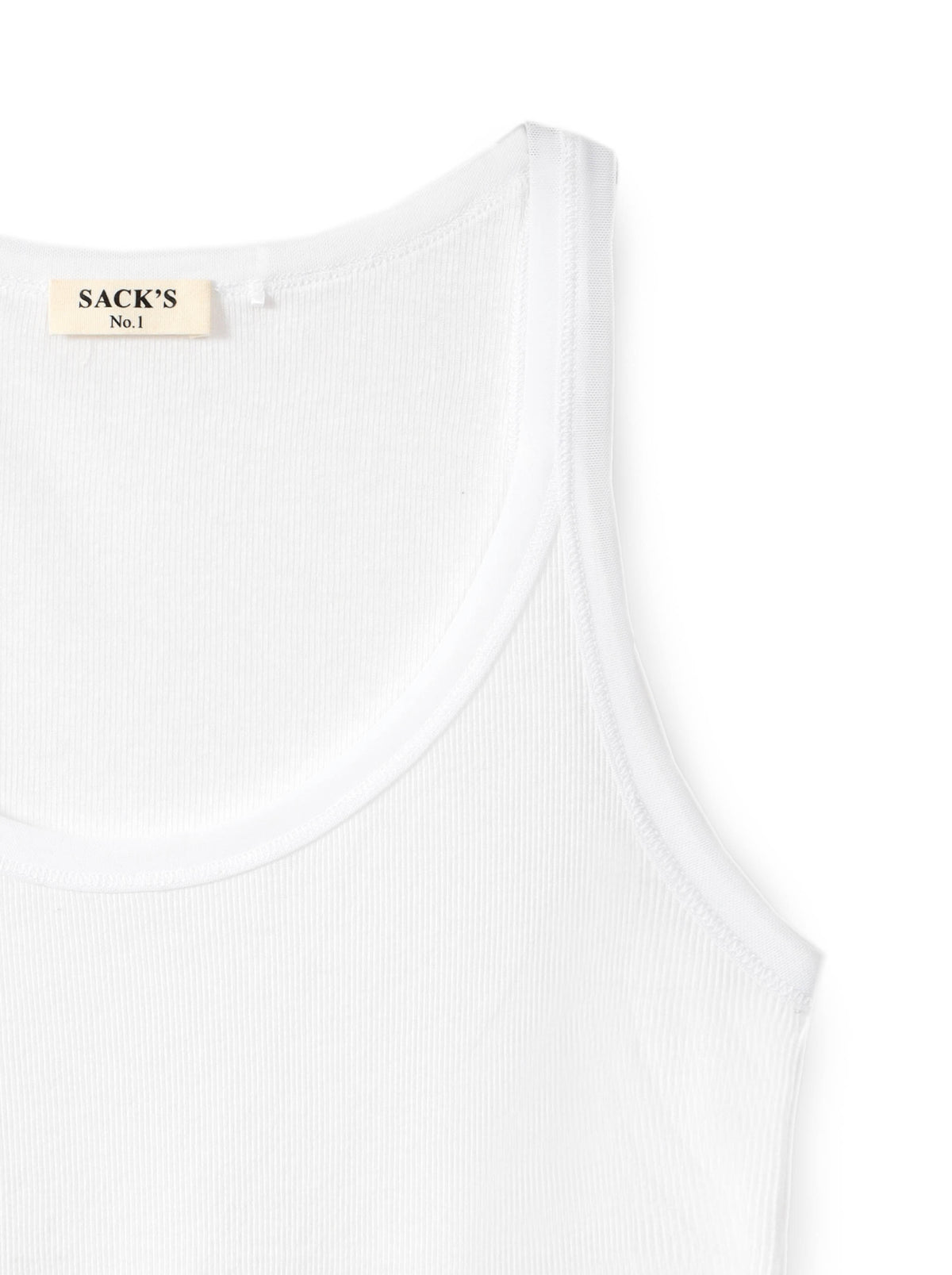 Tank top with tulle trim