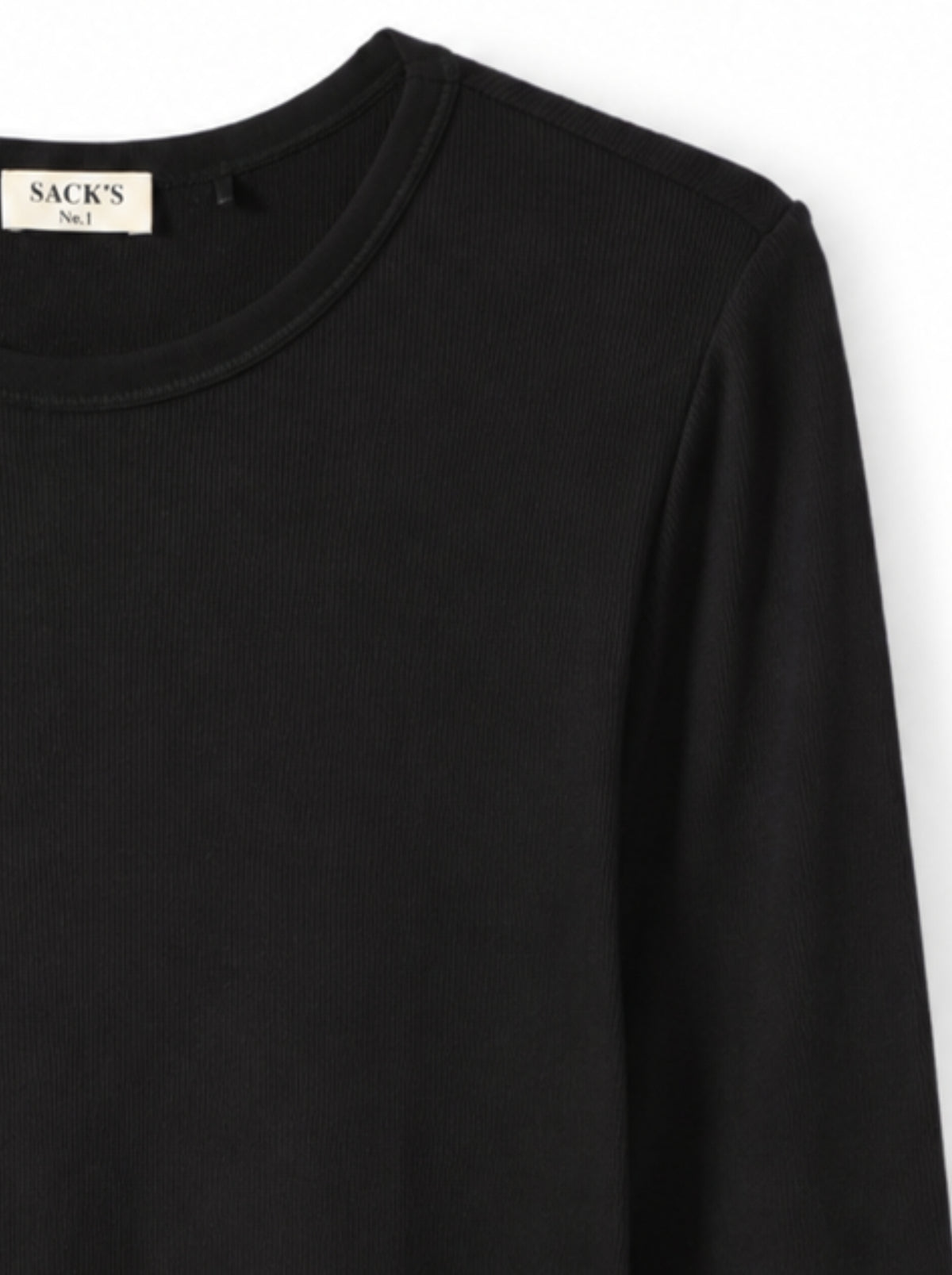 Long-sleeve top with tulle trim