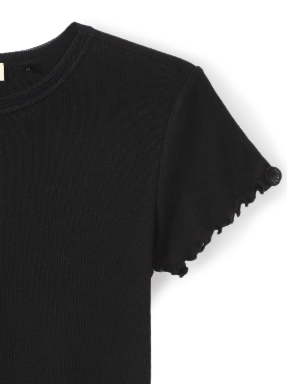 Short-sleeved T-shirt with embellishment