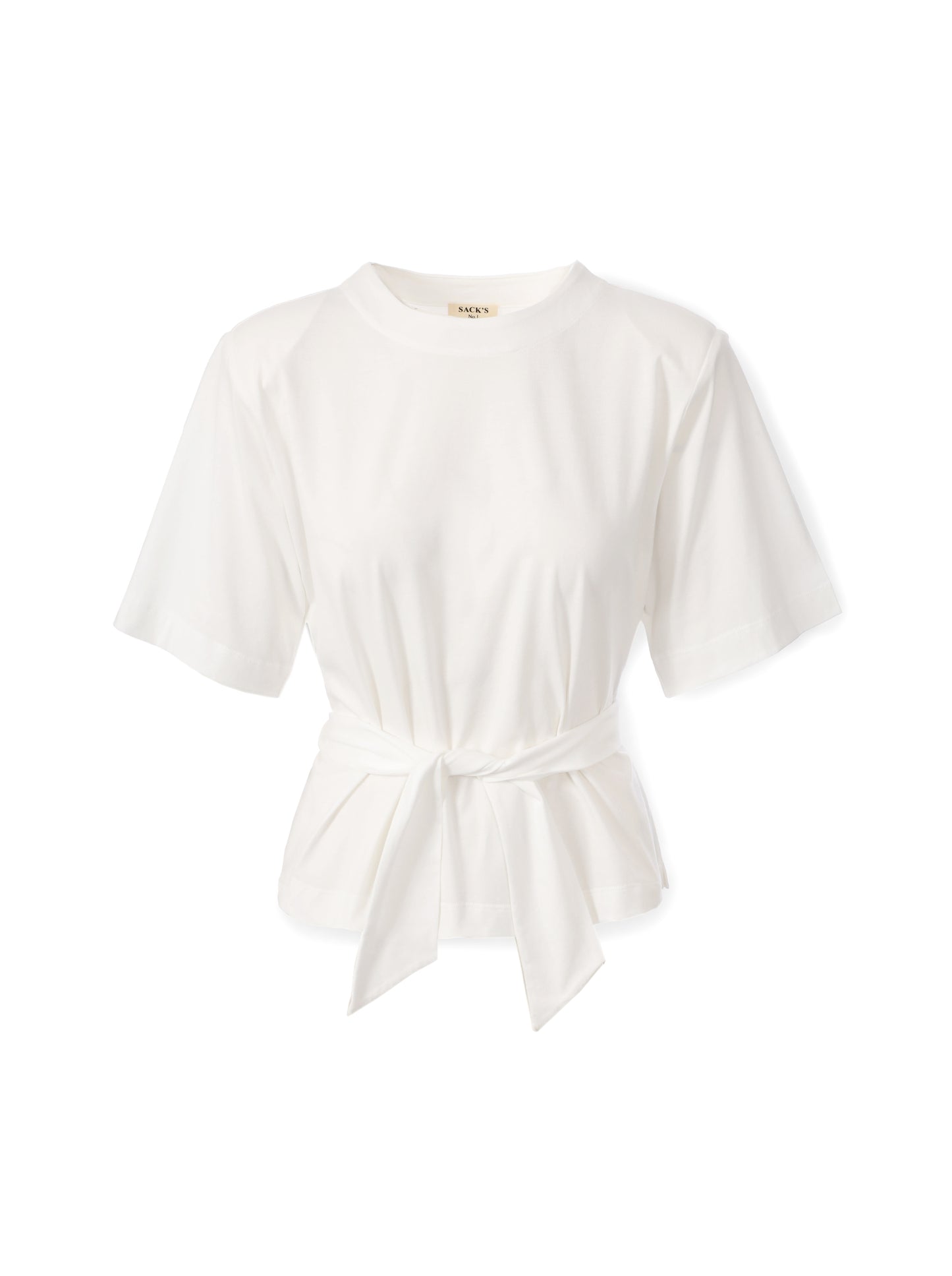Front Tie Top With Cap Sleeves