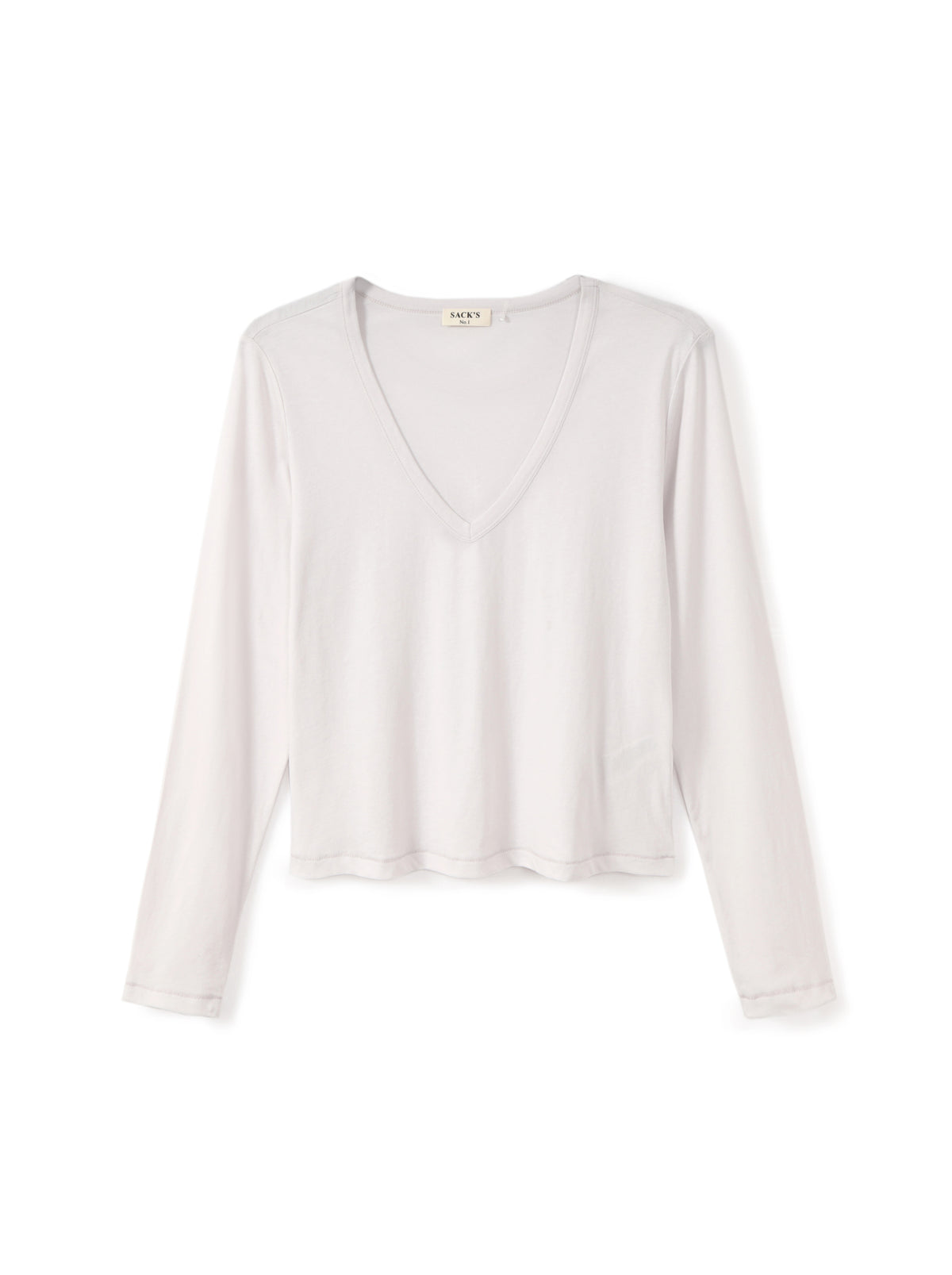 Long sleeve V-neck top