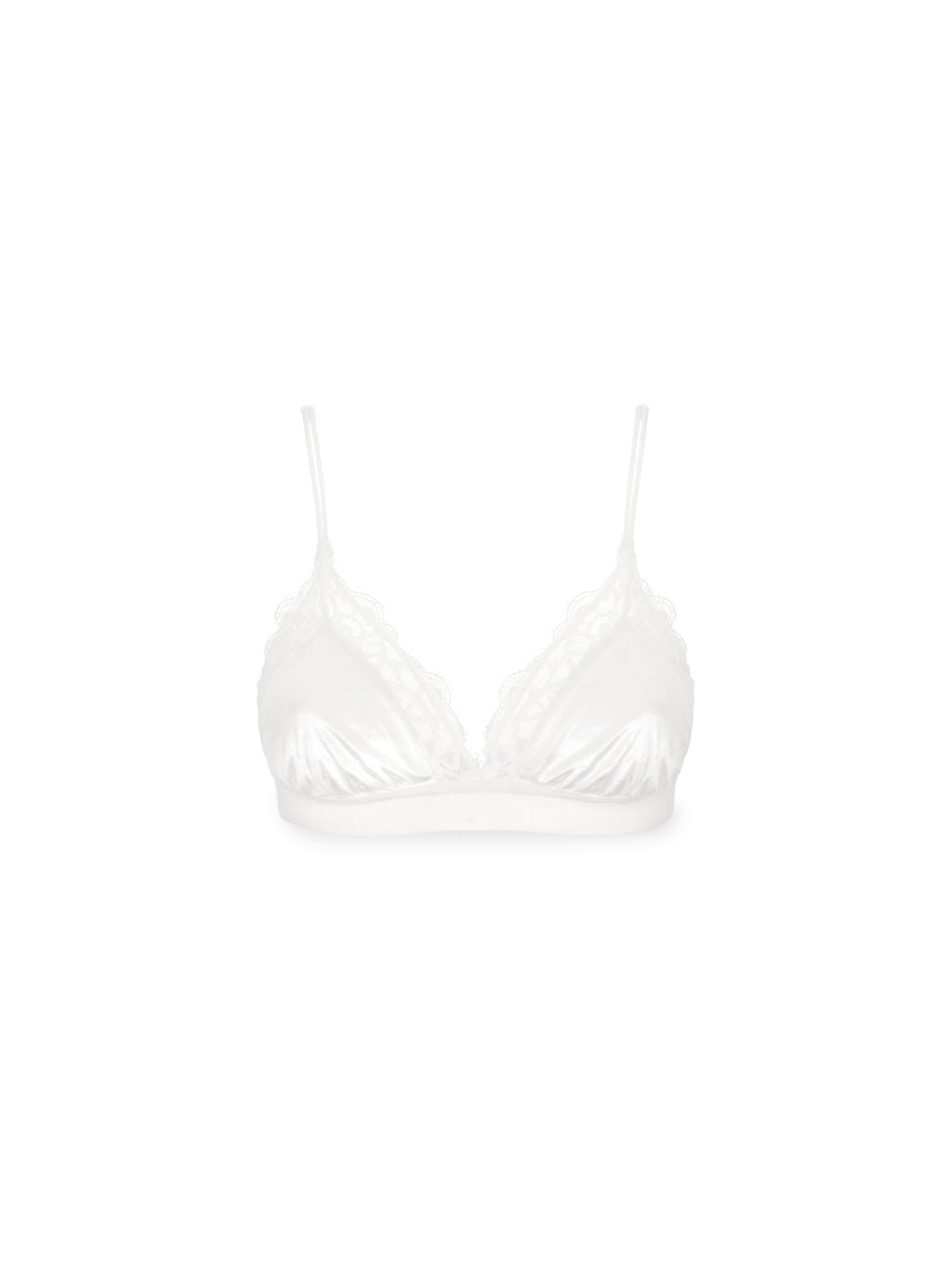Lace velvet bra