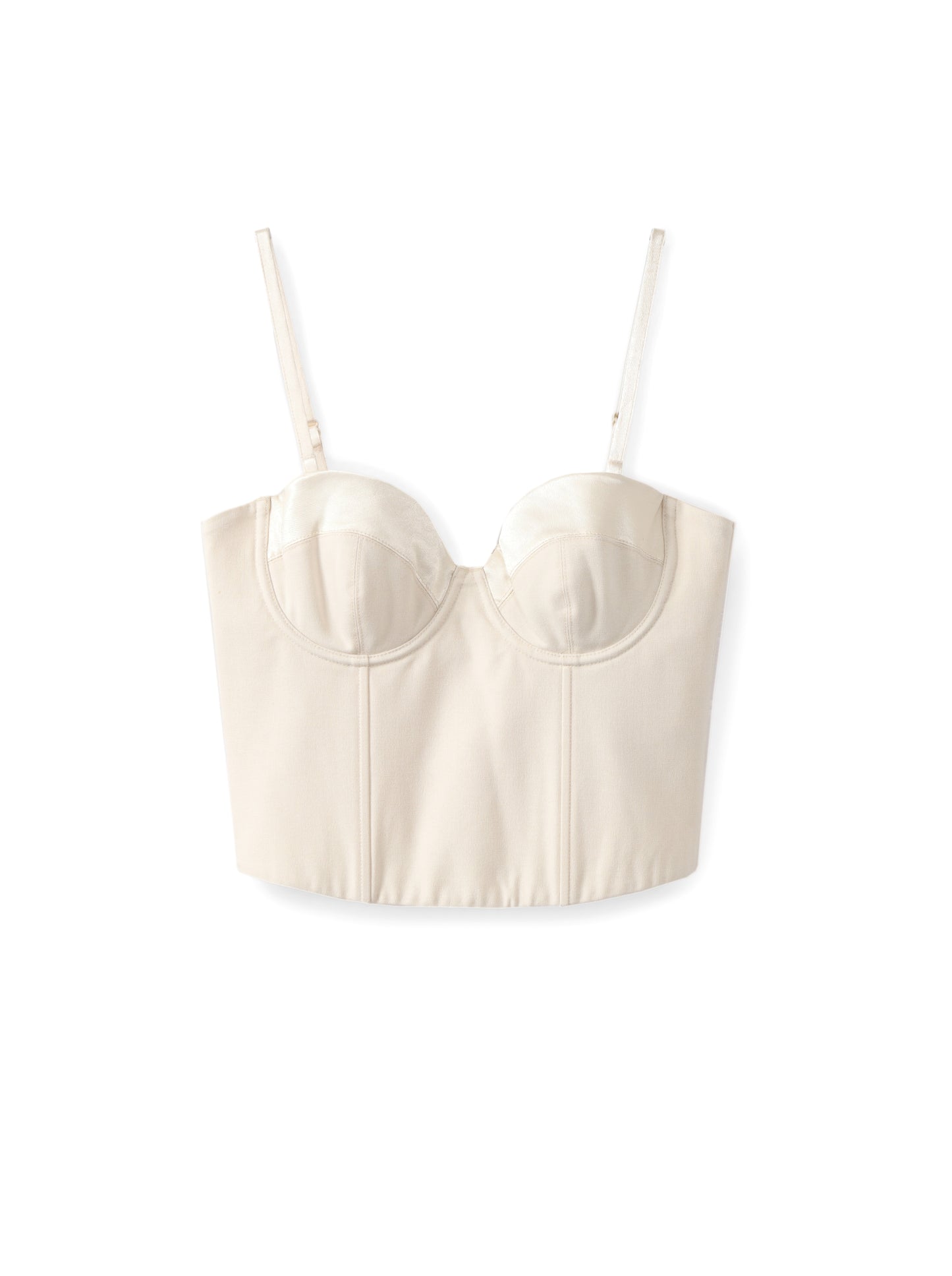 Satin-blend Corset