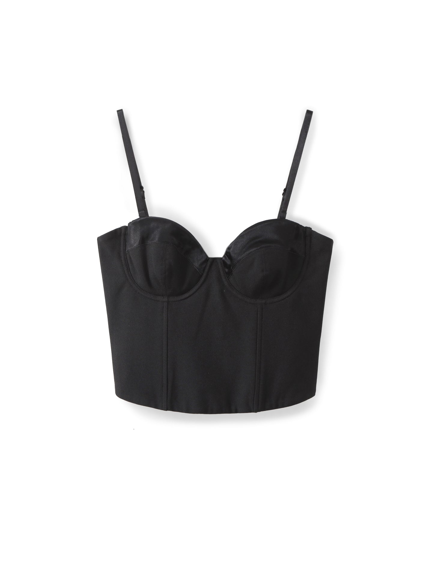 Satin-blend Corset