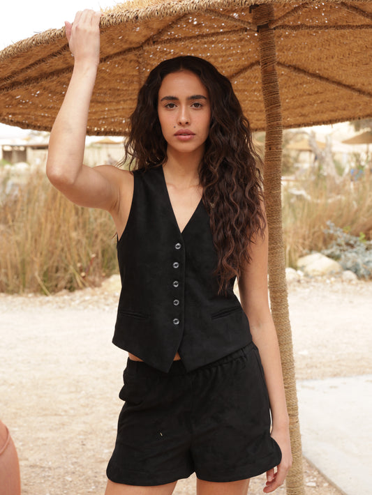 Suede Vest
