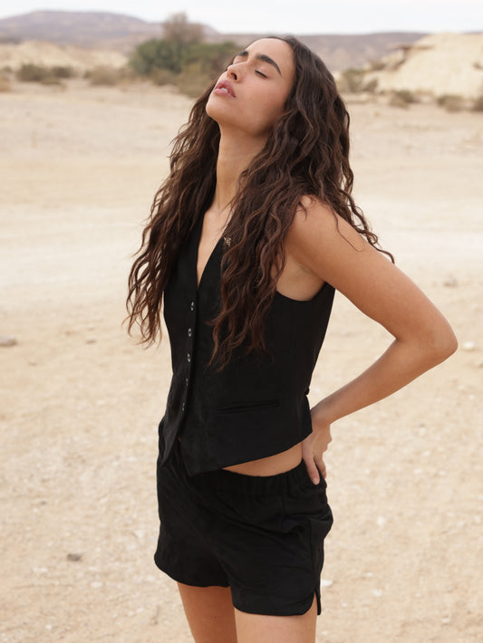 Suede Vest