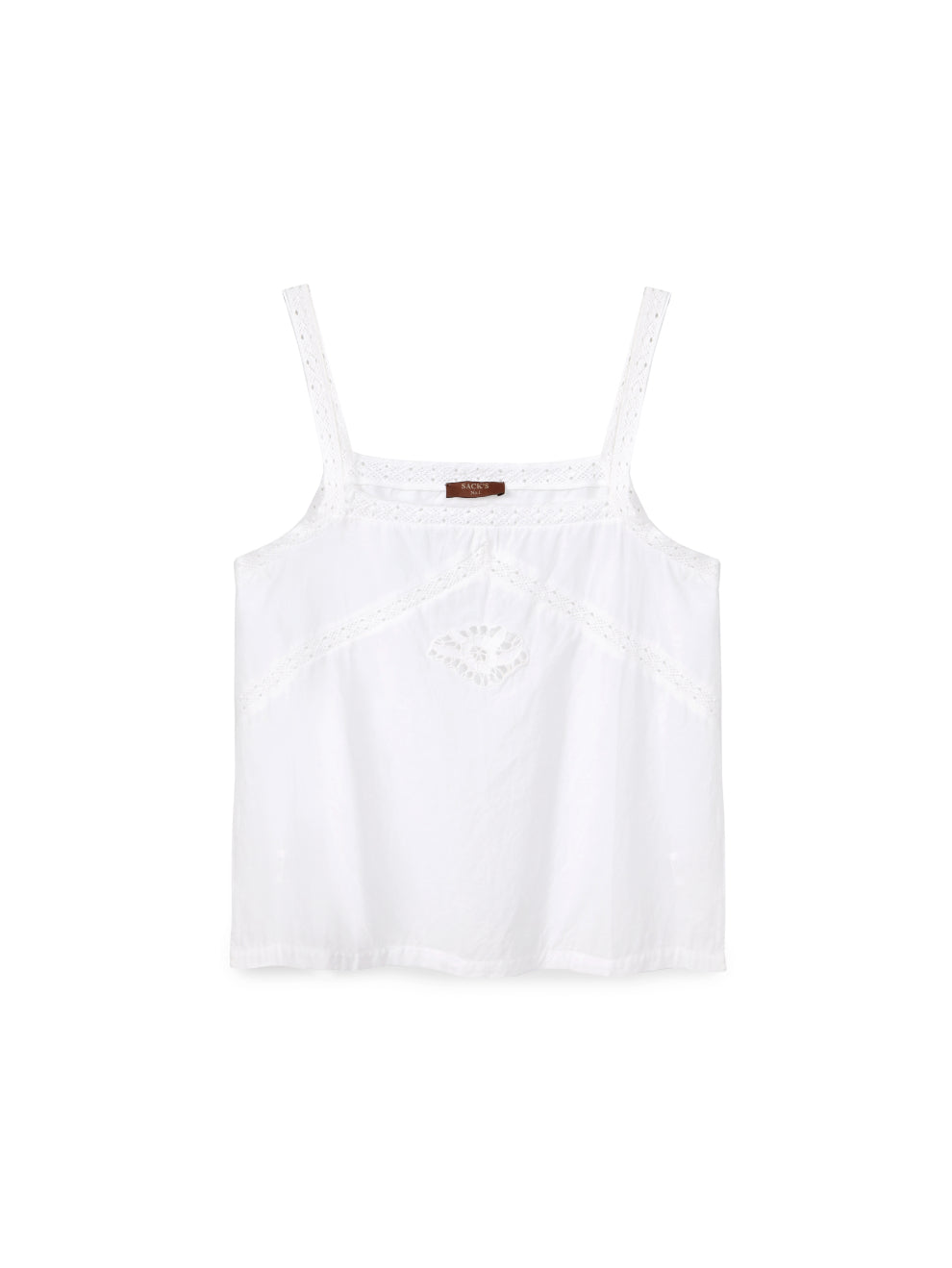 Embroidered tank top