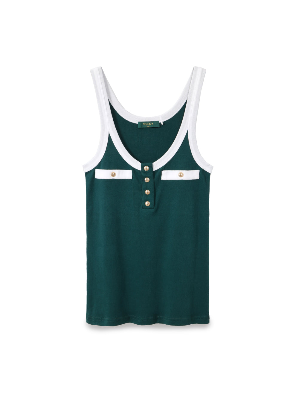 Button-Down Tank Top