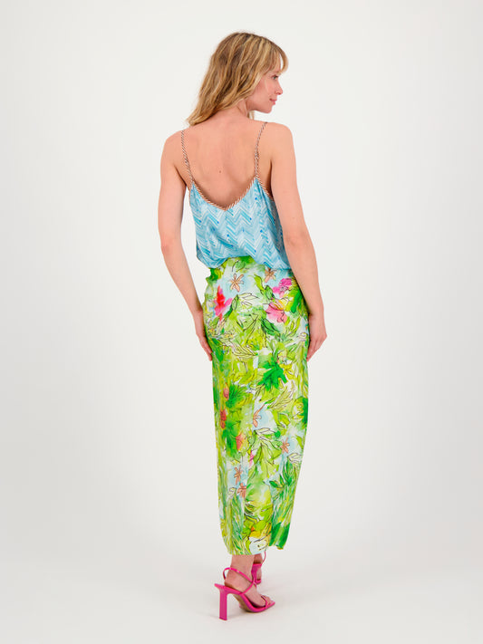 Luna Tie Front Skirt