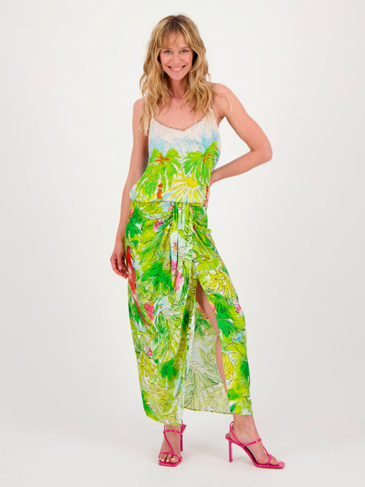 Luna Tie Front Skirt