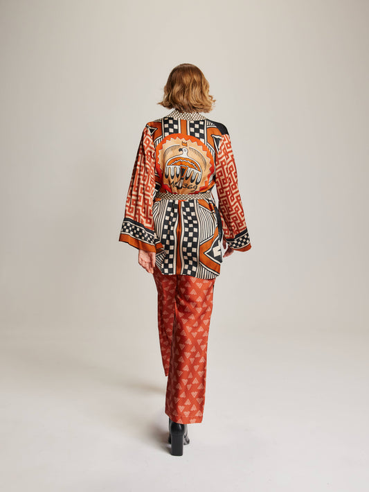 Lucia Kimono Belted Jacket