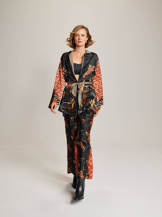 Lucia Kimono Belted Jacket