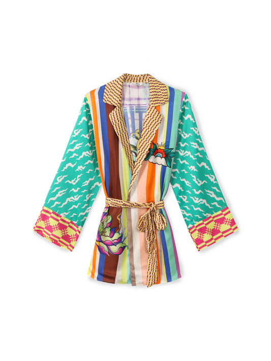 Lucia Kimono Belted Jacket