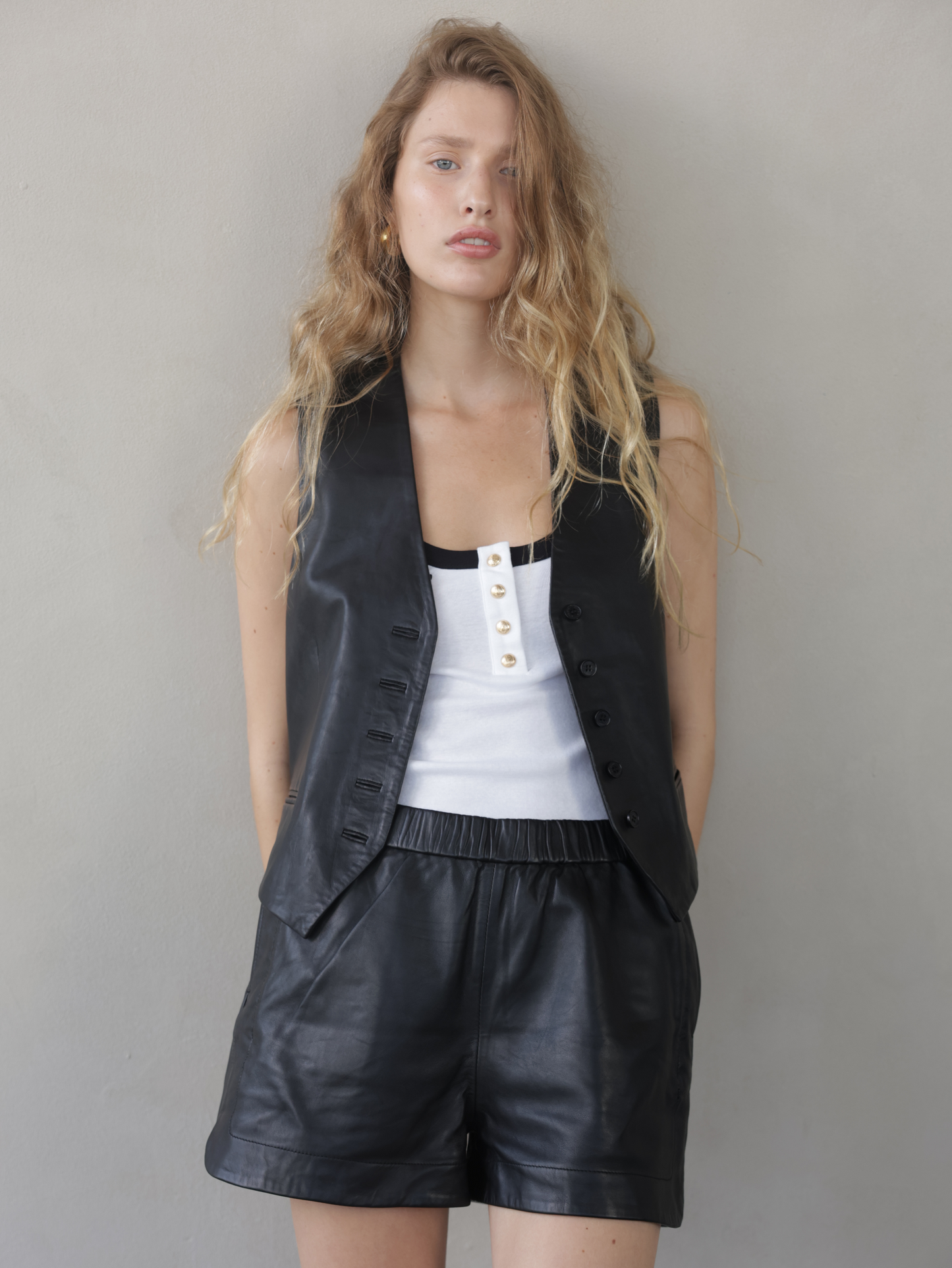 Leather Vest