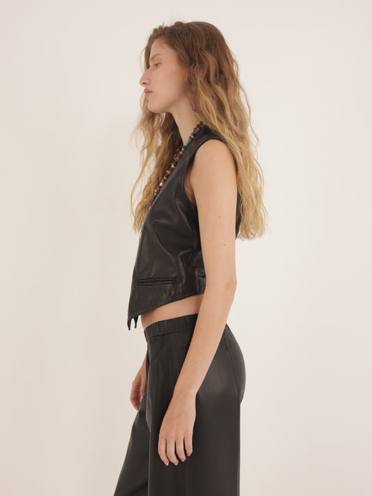 Leather Vest