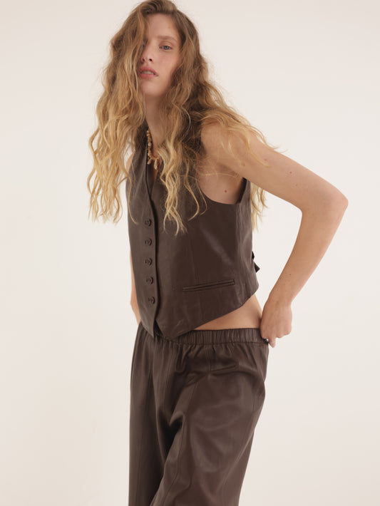 Leather Vest