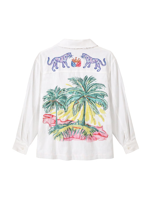 Briann Embroidered Denim Jacket