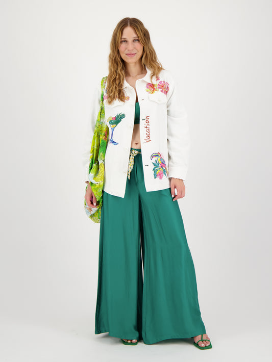 Briann Embroidered Denim Jacket