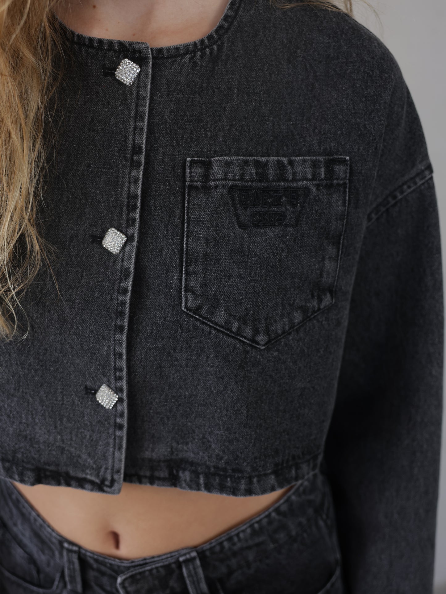 Cropped Denim Jacket
